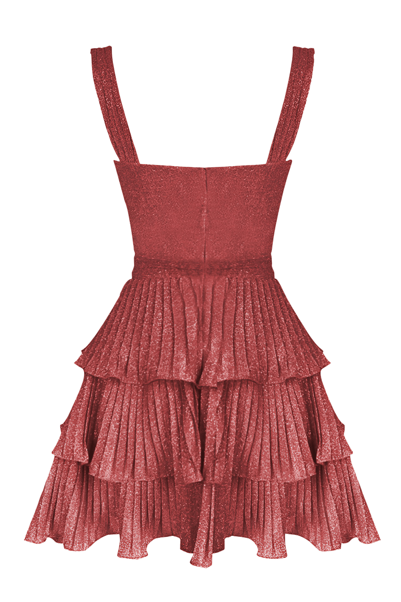 Faridah | Shiny Star Cutout Mini Dress