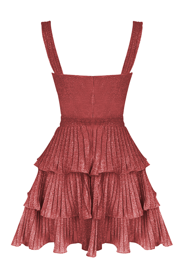 Faridah | Shiny Star Cutout Mini Dress