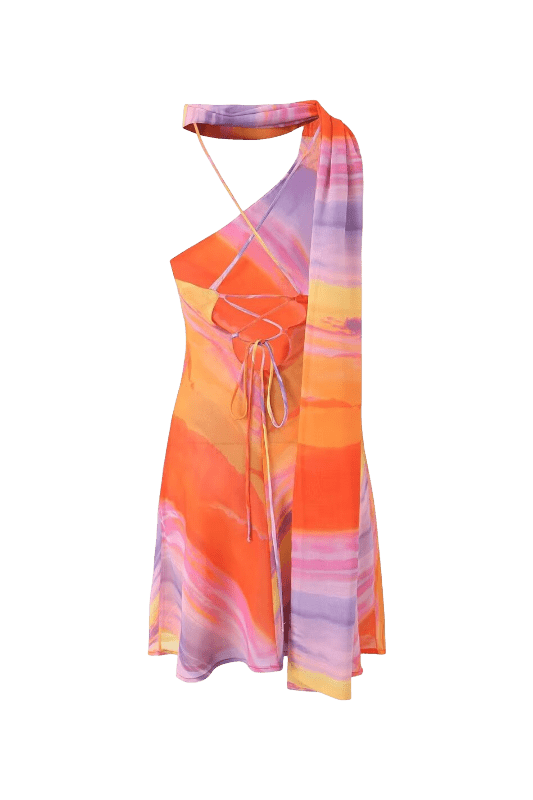 Stefani | One-Shoulder Mini Dress