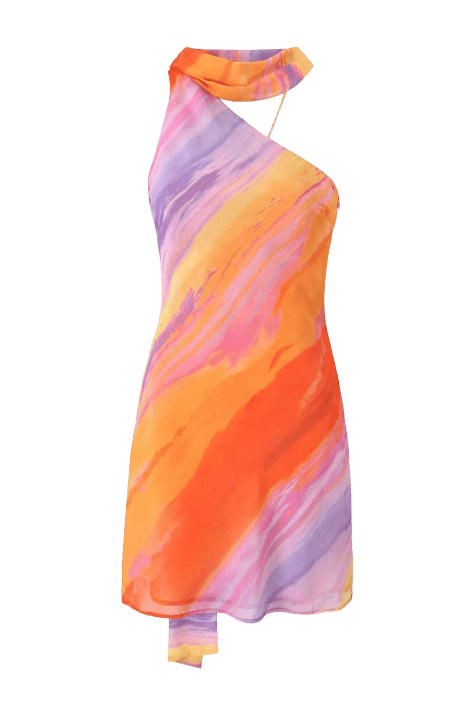 Stefani | One-Shoulder Mini Dress