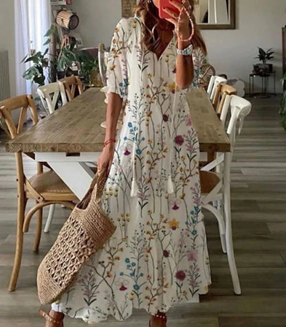 Stine | Boho-inspired A-line Dress