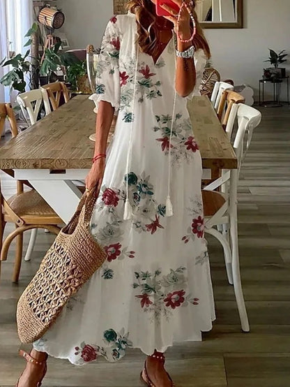 Stine | Boho-inspired A-line Dress